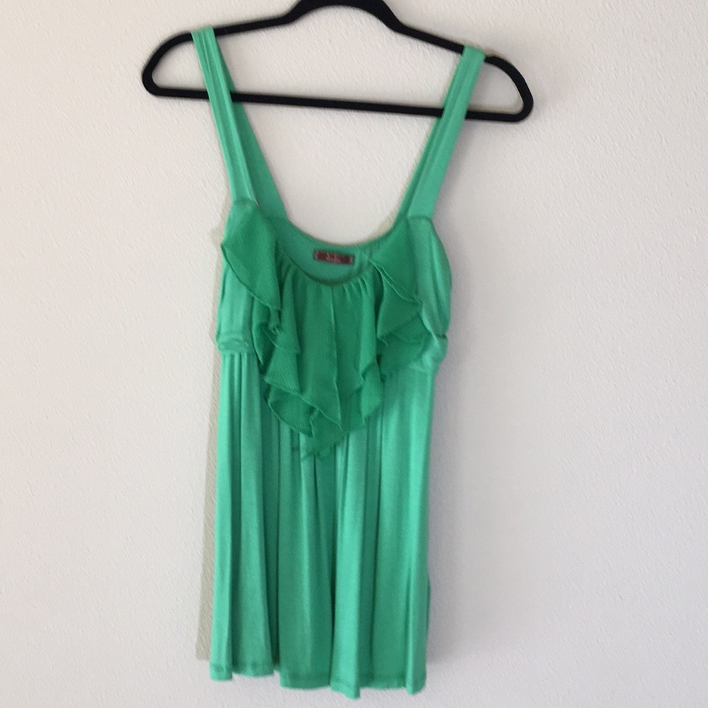 NWOT! Nordstrom brand Sz med green tank